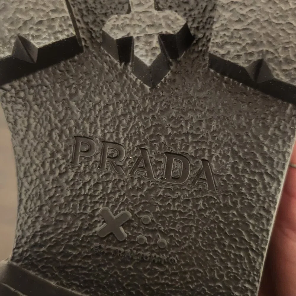 BRAND NEW Prada Loafers - Brushed leather monolith loafers Size 37 - Never Worn - Picture 5 of 9